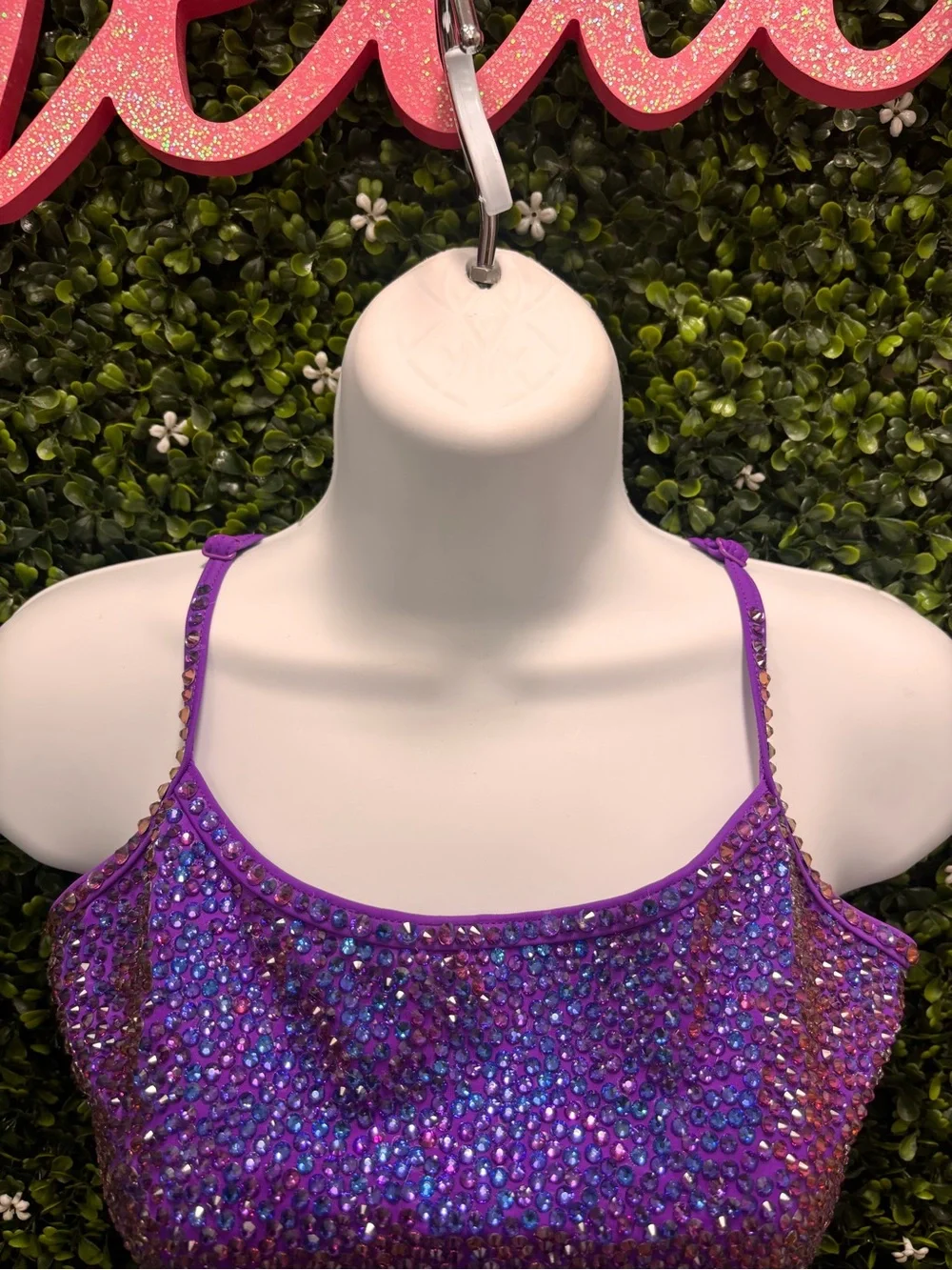 Weissman Purple and Black Dance Costume Set